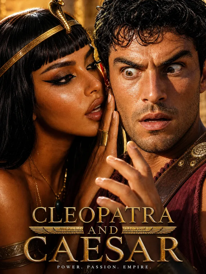 Cleopatra and Caesar cover